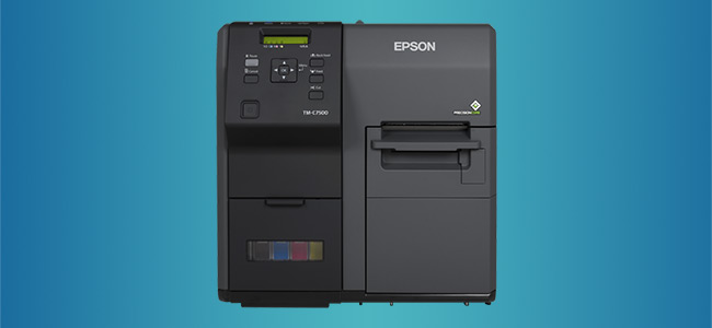 epson colorworks c7500g label printer